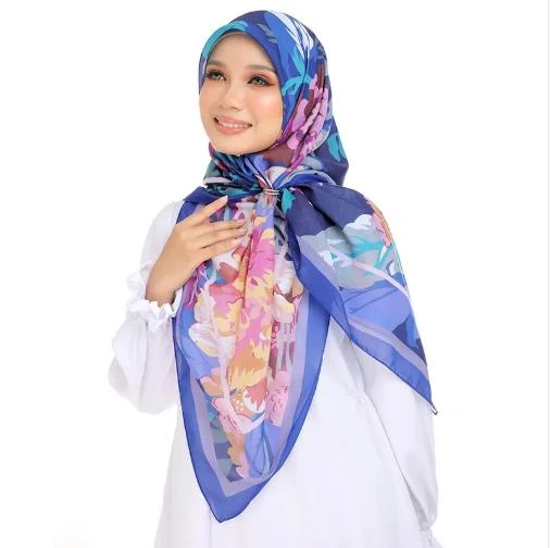 skull chiffon scarf
