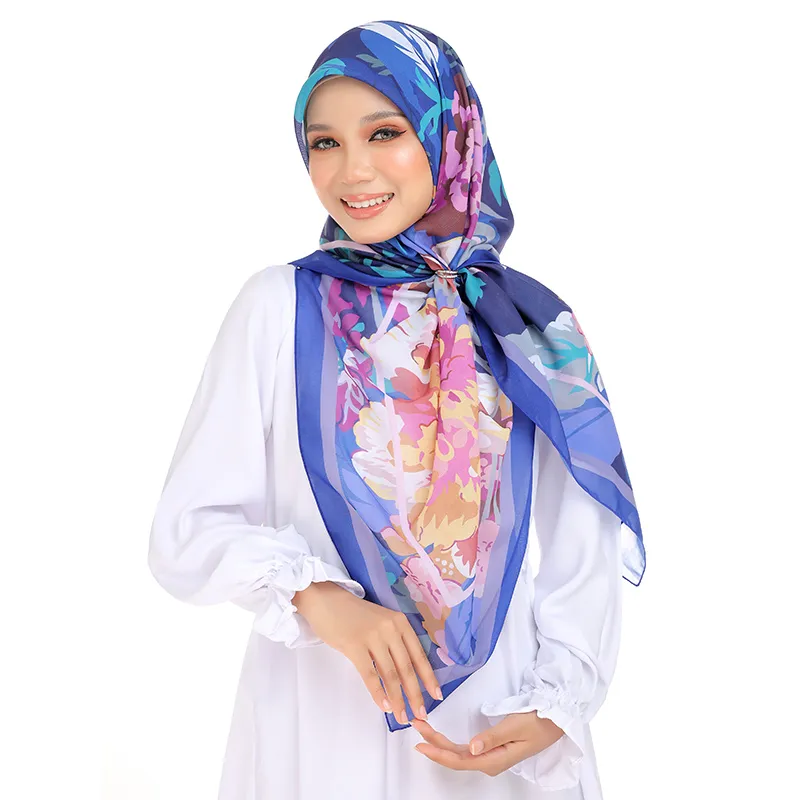 red chiffon scarf for ladies