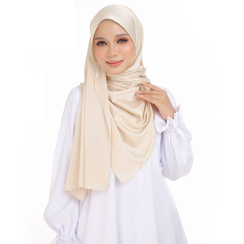 peach scarf