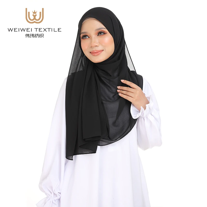 printed chiffon scarf