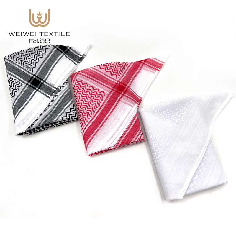 white cotton scarf