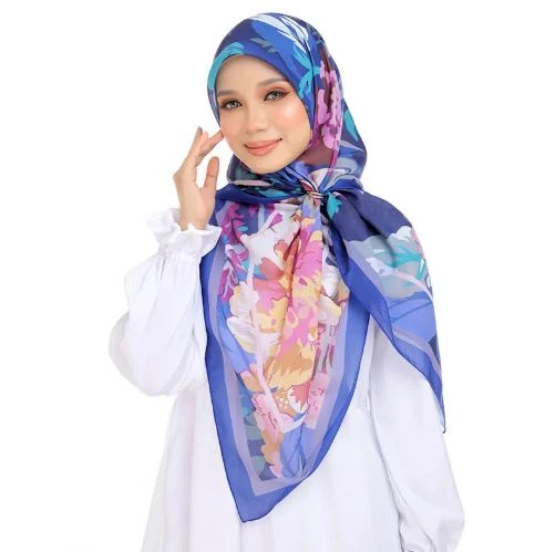 how to tie evolve satin wrap scarf