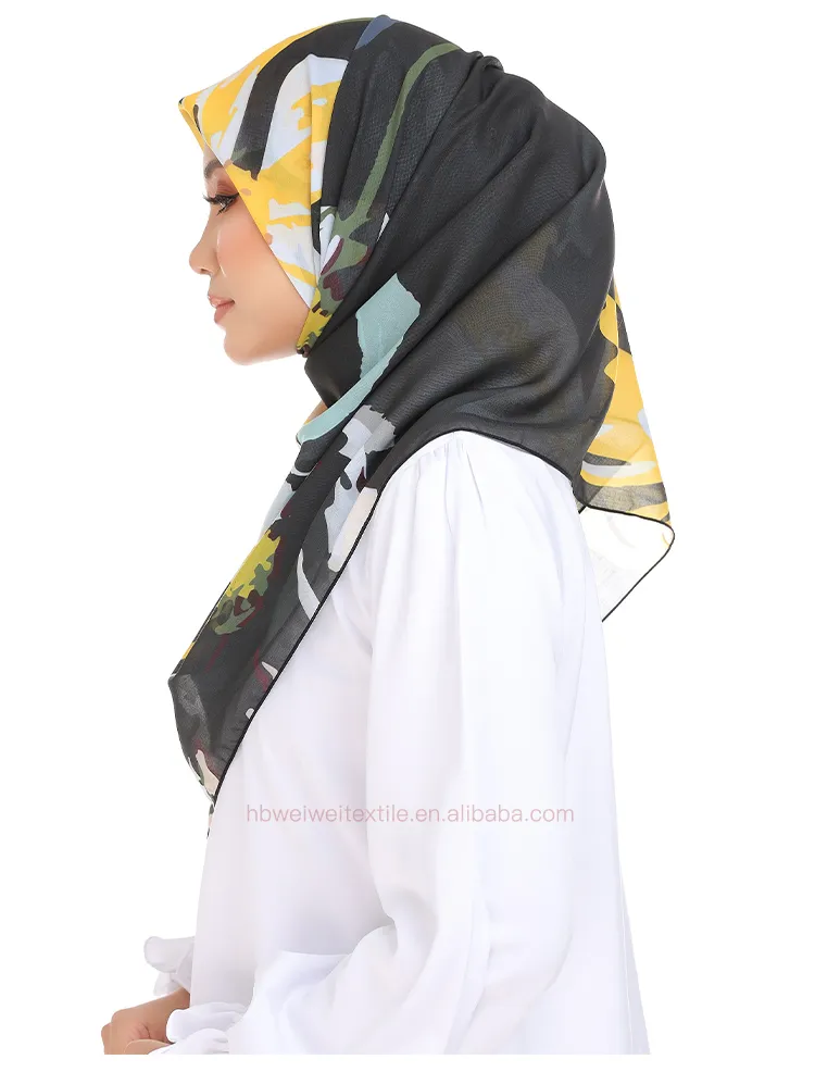 white chiffon wrap