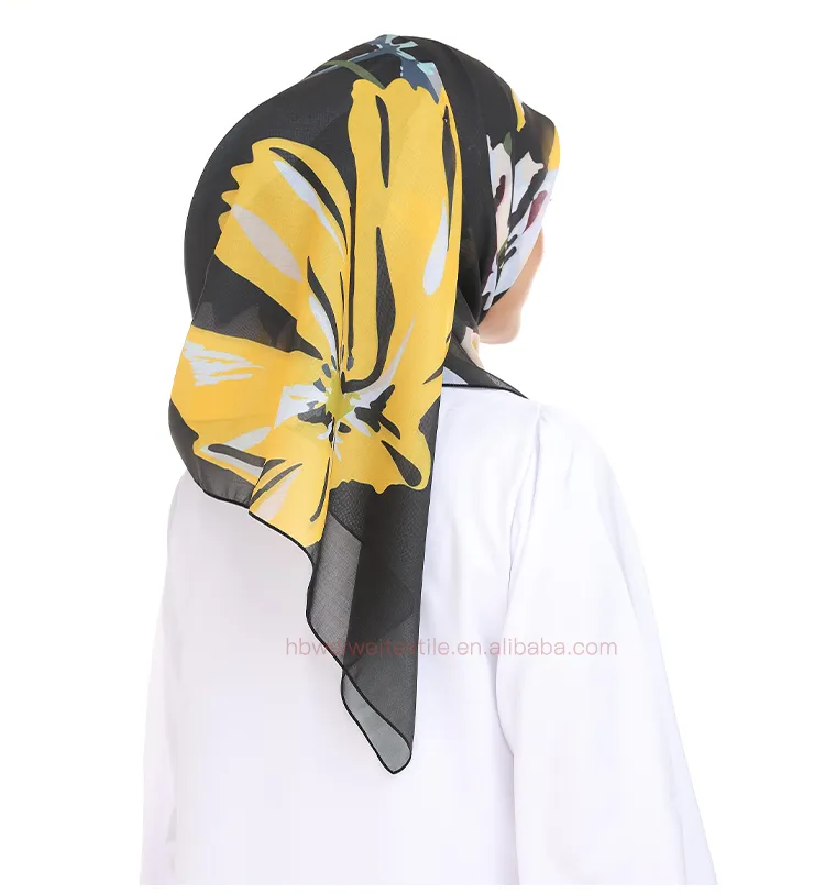 how to wear a satin scarf